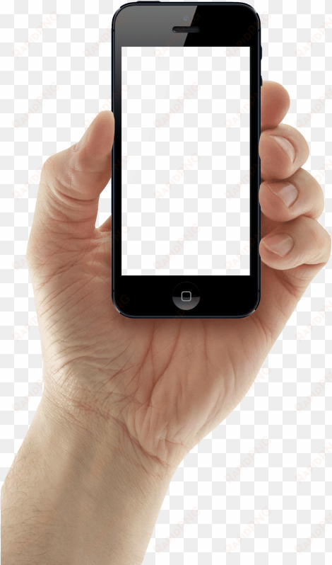 hand holding iphone png free images toppng - hand holding cellphone png