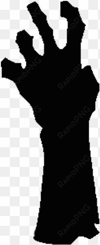 hand left png the - zombie hands silhouette png