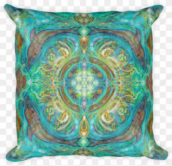 hand painted design on both sides - cushion