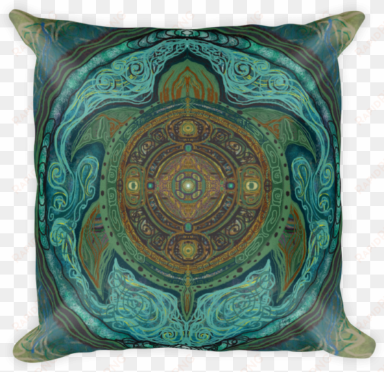 hand painted design on both sides - cushion