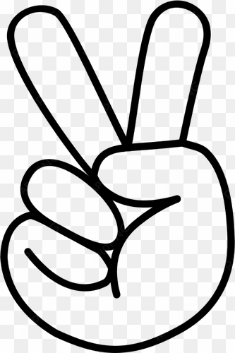 hand peace sign drawing at getdrawings - hand peace sign clip art