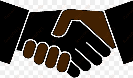 hand shake black brown 3 » coalition of african american - handshake clip art