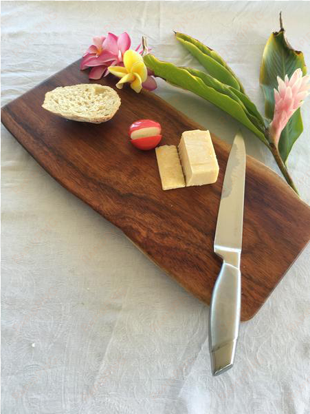 handcrafted koa wood cutting board - hawaii