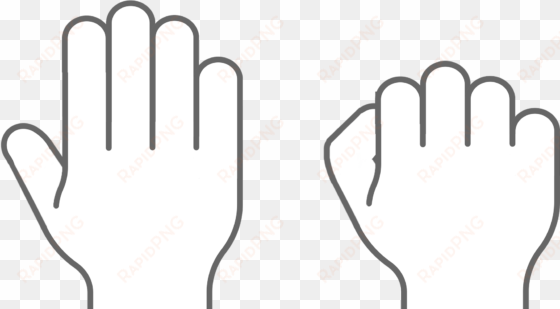 handicons - white hand icon png
