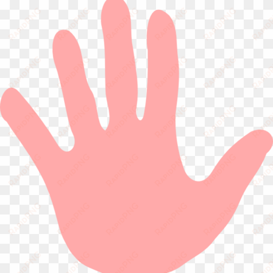 handprint transparent pink graphic transparent download - hand clip art