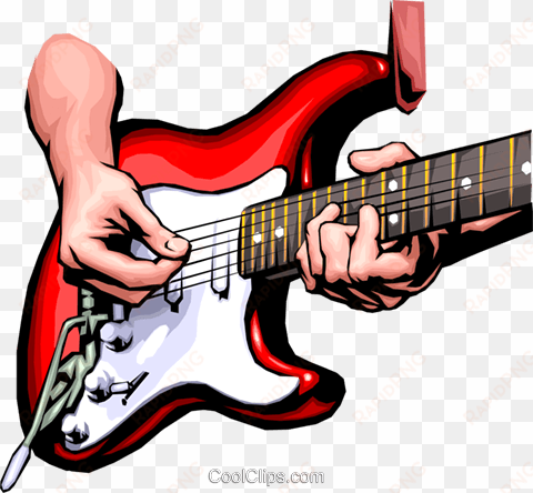 hands playing the guitar royalty free vector clip art - rockin the cross guitar
