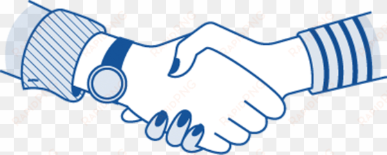 Handshake transparent png image