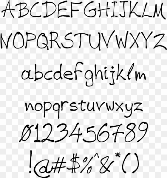 handwriting vag handwritten example - handwritten fonts