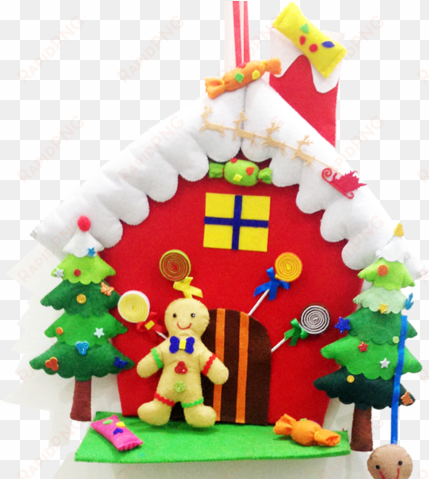 hanging christmas ornament png - house