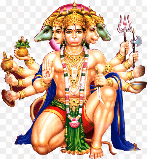 hanuman free png image - panchmukhi hanuman png