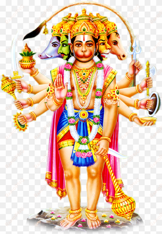 hanuman png hd - panchamukha hanuman