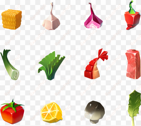 hao hao games on behance - imagenes de fruta verdura y comida