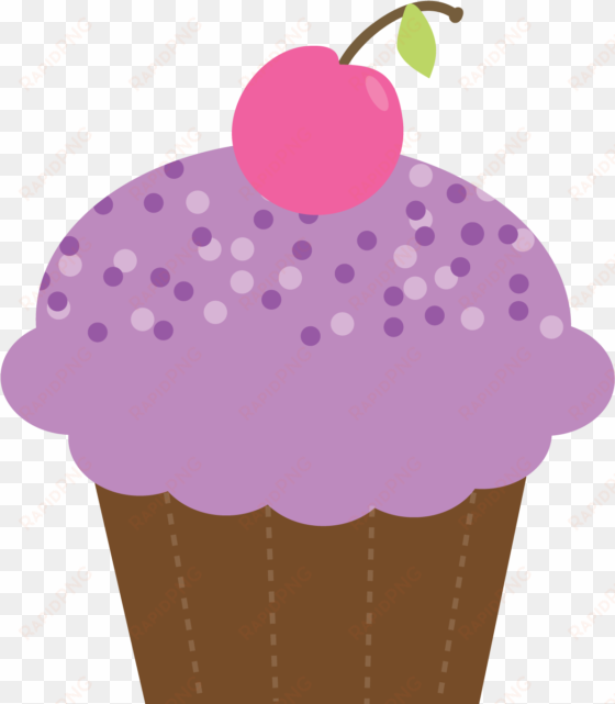 happy birthday cupcake clip art and nice photo - purple cupcake clip art