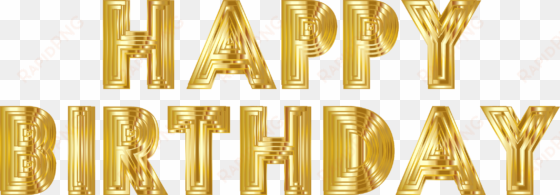 happy birthday gold - happy birthday gold png