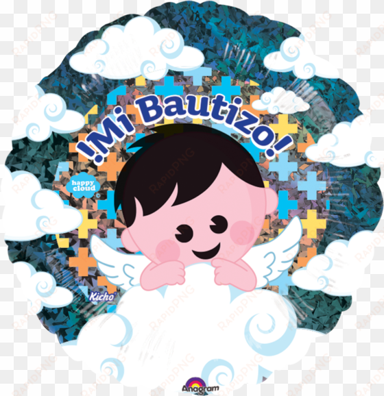 happy cloud mi bautizo niño - globos felicidades (10)