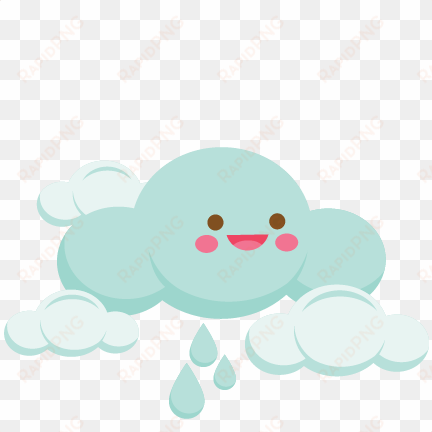 happy cloud svg scrapbook cut file cute clipart files - cartoon