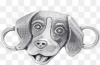 happy dog's head topper - beagle