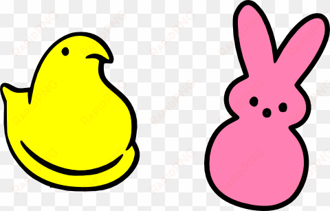 happy easter clipart images gif animated pictures - peeps candy clip art