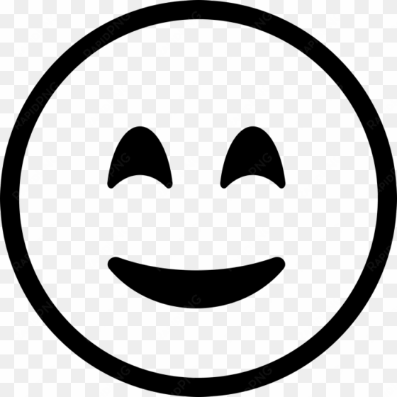 Happy Face Emoji Rubber Stamp - Stick Figure Smile Face transparent png image