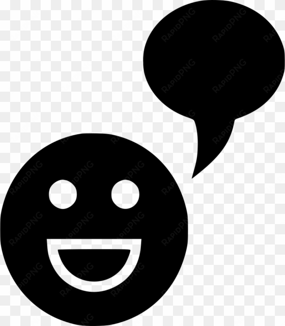 happy face talking s comments - talking face icon