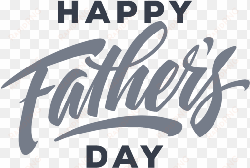 happy father's day png - calligraphy