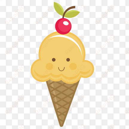 happy ice cream cone svg cut file ice cream cone svg - ice cream cute clipart