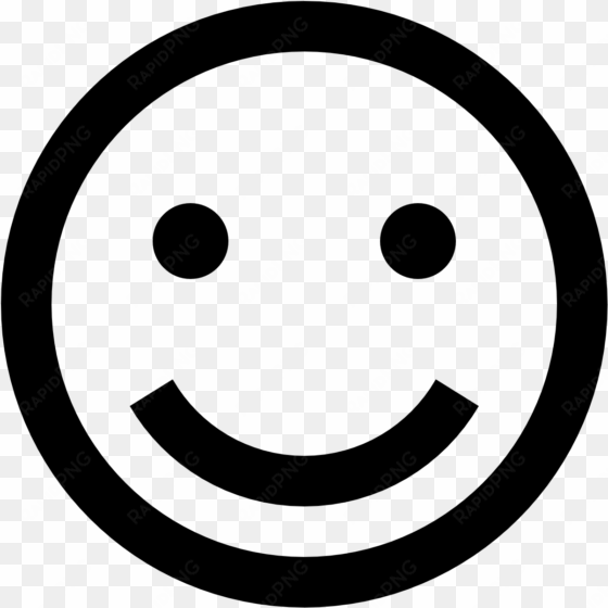 happy icons - happy face icon black and white