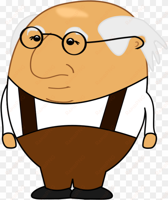 happy - person - face - clip - art - cartoon old man png