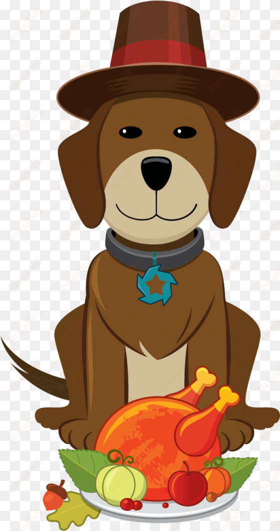 happy thanksgiving - thanksgiving clipart dog