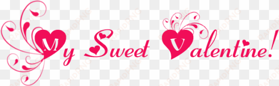 happy valentines day clipart for - valentines day text png