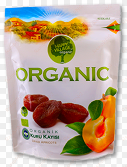 happy village organic dried apricots - raisin