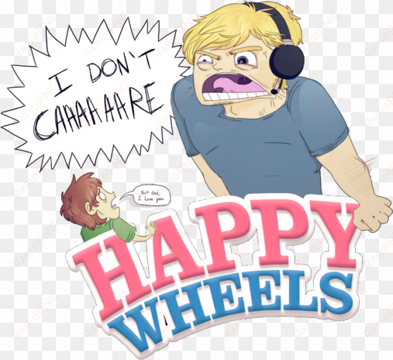 happy wheels' irresponsible dad - pewdiepie i dont care