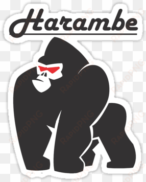 harambe r - chubby gorilla logo png