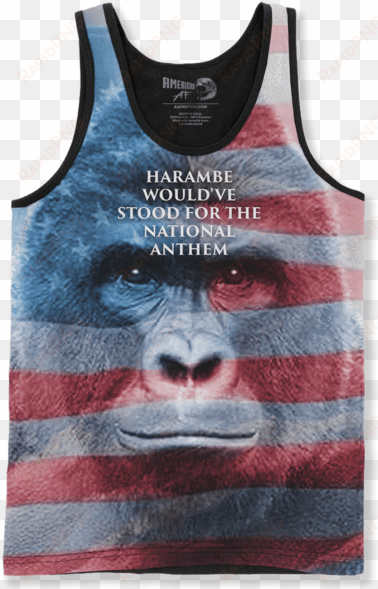 harambe stands - harambe stands - unisex tank / sublimation / xl