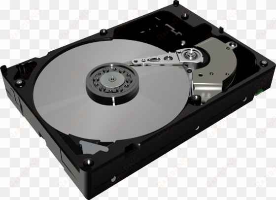 hard disk external usb hard drive clip art free vector - hard disk drive transparent