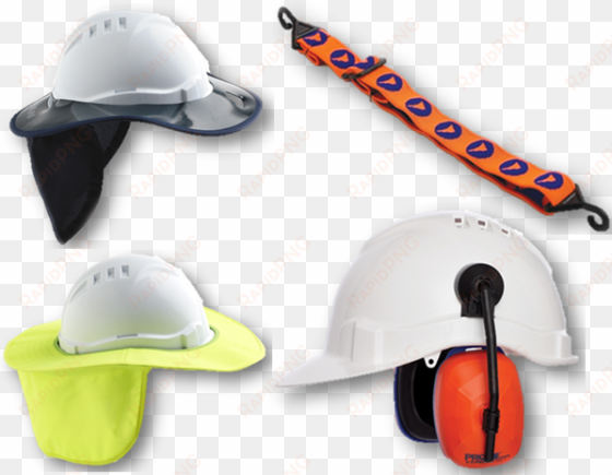 hard hat accessories - viper hard hat attachable earmuffs