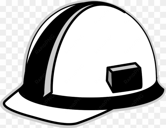 hard hat black white line art scalable vector graphics - construction hard hat vector