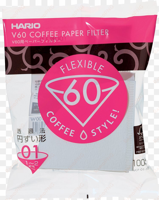 hario v60 coffee paper filters - hario vcf 02 100w