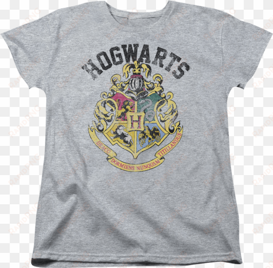 harry potter hogwarts crest womens t-shirt - atari clothing