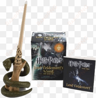 harry potter voldemort's wand with sticker kit - harry potter wands lights up