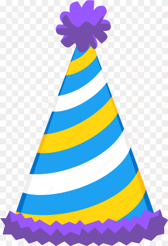 hat sticker timeline - birthday party hat png