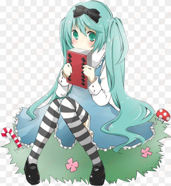 hatsune miku alice in wonderland