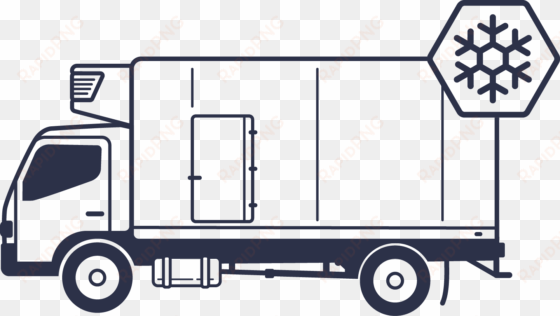 hauler truck driving jobs - refrigerator truck icon