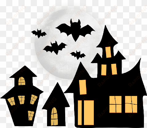 haunted clipart spooky house - halloween houses clip art