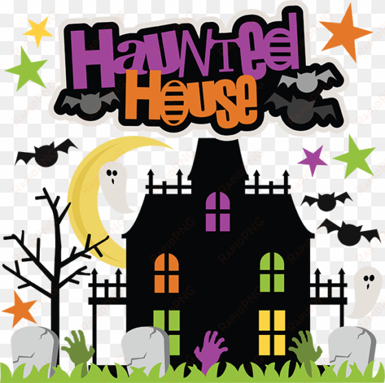 haunted house svg cut file haunted house svg file haunted - halloween misskate clip art