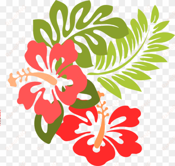 hawaii clipart hawaiian theme - hibiscus clip art