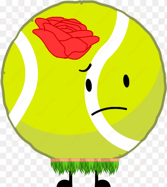 hawaii tennis ball - bfdi tennis ball girl