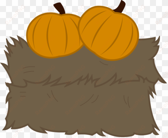 hay bail with pumpkins by lt-fleur on deviantart svg - pumpkin