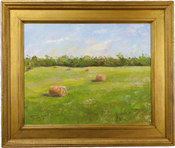 hay bales - picture frame