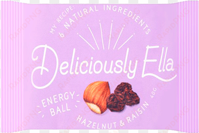 hazelnut & raisin energy ball - deliciously ella cacao & almond energy ball 1 ball